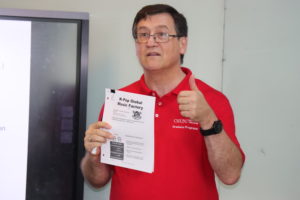 Photo of Professor DeGravel Teaching